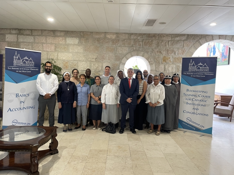 Completion of Basics of Accounting Training Course in English for Catholic Entities