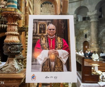 Celebratory Mass from the Heart of the Holy Land for Pope Leo XIV